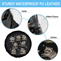 Cute Jimothy The Raccoon Spare Tire Cover Viral Seattle Wildlife Trash Panda Gift