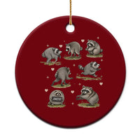 Cute Jimothy The Raccoon Ceramic Ornament Viral Seattle Wildlife Trash Panda Gift