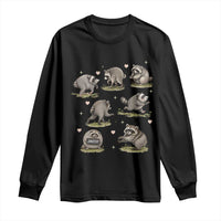 Cute Jimothy The Raccoon Long Sleeve Shirt Viral Seattle Wildlife Trash Panda Gift