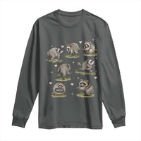 Cute Jimothy The Raccoon Long Sleeve Shirt Viral Seattle Wildlife Trash Panda Gift