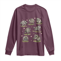 Cute Jimothy The Raccoon Long Sleeve Shirt Viral Seattle Wildlife Trash Panda Gift