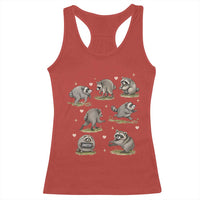 Cute Jimothy The Raccoon Racerback Tank Top Viral Seattle Wildlife Trash Panda Gift