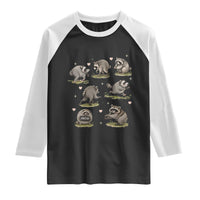 Cute Jimothy The Raccoon Raglan Shirt Viral Seattle Wildlife Trash Panda Gift