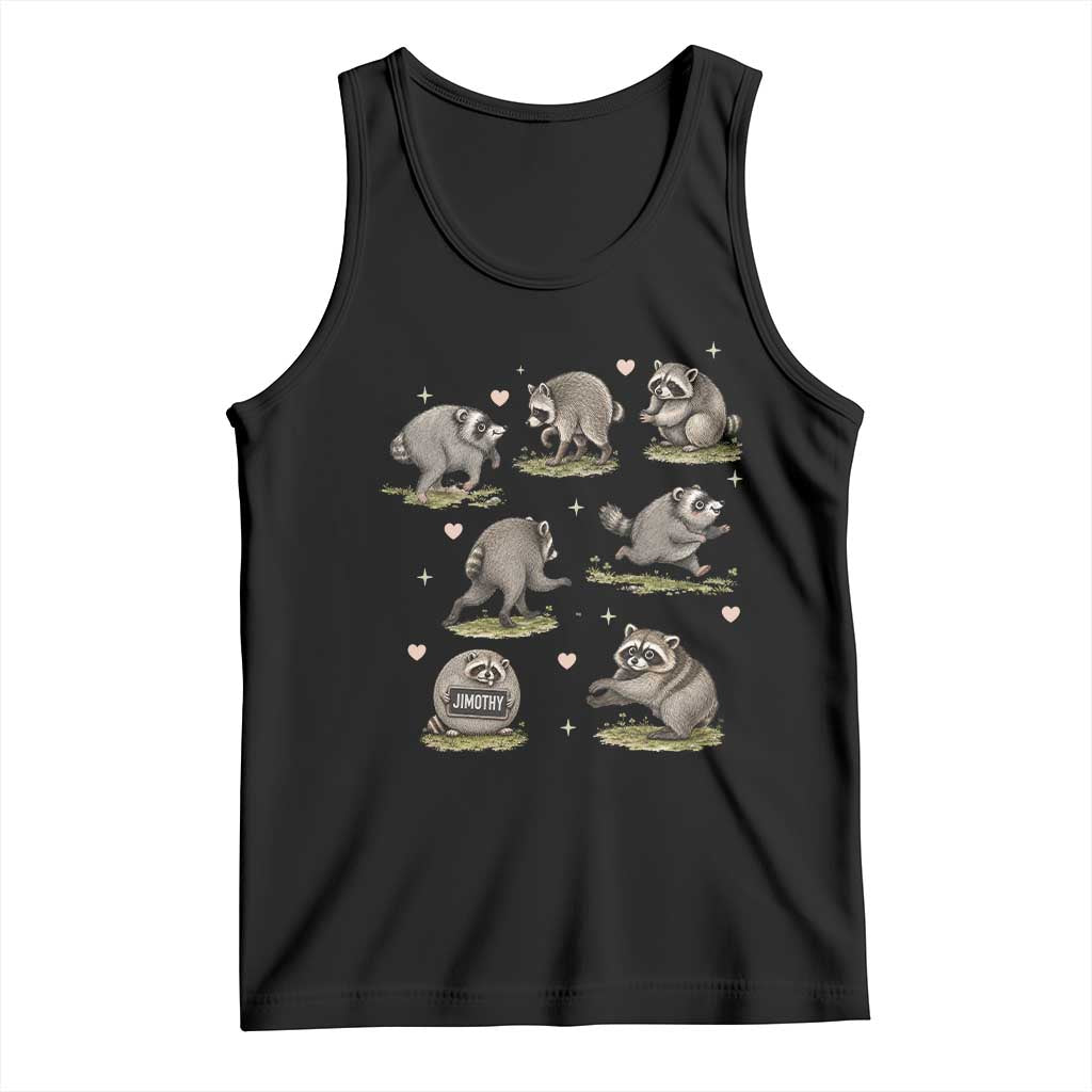 Cute Jimothy The Raccoon Tank Top Viral Seattle Wildlife Trash Panda Gift