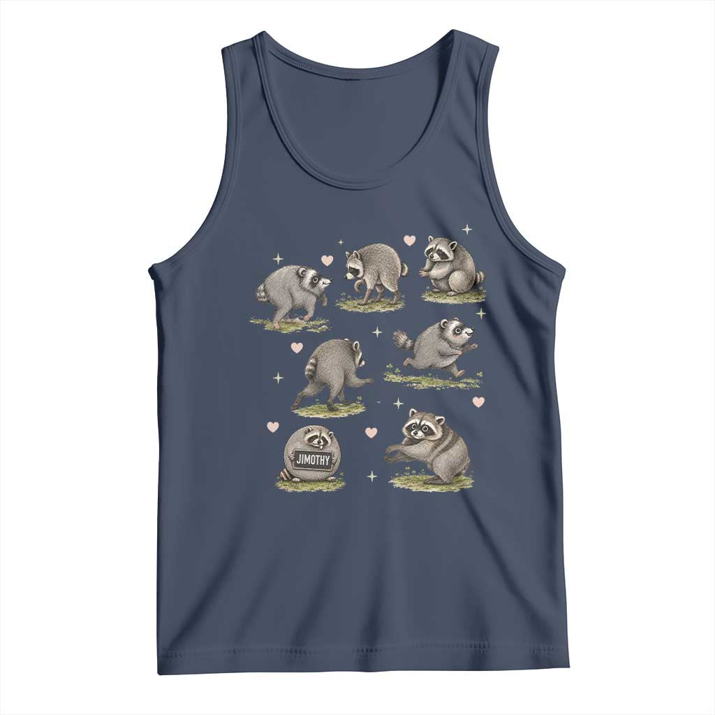 Cute Jimothy The Raccoon Tank Top Viral Seattle Wildlife Trash Panda Gift