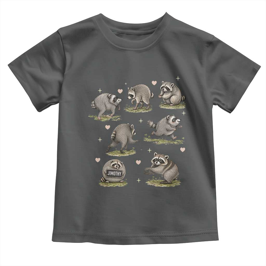 Cute Jimothy The Raccoon Toddler T Shirt Viral Seattle Wildlife Trash Panda Gift