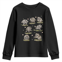 Cute Jimothy The Raccoon Youth Sweatshirt Viral Seattle Wildlife Trash Panda Gift