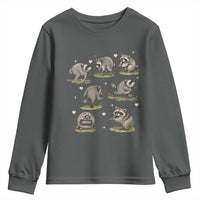 Cute Jimothy The Raccoon Youth Sweatshirt Viral Seattle Wildlife Trash Panda Gift