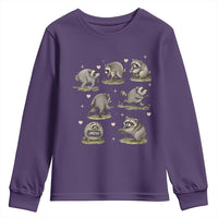 Cute Jimothy The Raccoon Youth Sweatshirt Viral Seattle Wildlife Trash Panda Gift
