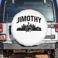 Jimothy The Raccoon Spare Tire Cover Seattle Space Needle Mount Rainier Landscape Art