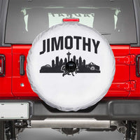 Jimothy The Raccoon Spare Tire Cover Seattle Space Needle Mount Rainier Landscape Art