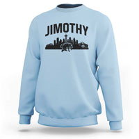 Jimothy The Raccoon Sweatshirt Seattle Space Needle Mount Rainier Landscape Art