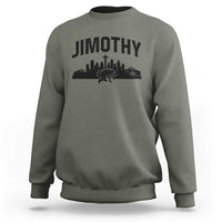 Jimothy The Raccoon Sweatshirt Seattle Space Needle Mount Rainier Landscape Art