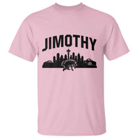 Jimothy The Raccoon T Shirt Seattle Space Needle Mount Rainier Landscape Art