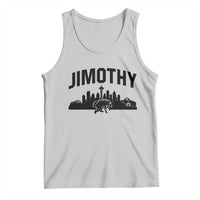 Jimothy The Raccoon Tank Top Seattle Space Needle Mount Rainier Landscape Art