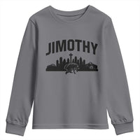 Jimothy The Raccoon Youth Sweatshirt Seattle Space Needle Mount Rainier Landscape Art
