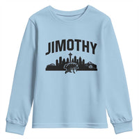 Jimothy The Raccoon Youth Sweatshirt Seattle Space Needle Mount Rainier Landscape Art