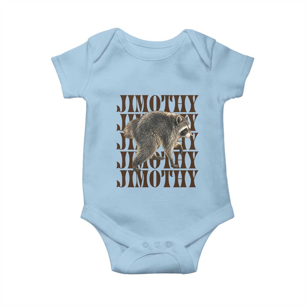 Jimothy The Raccoon Baby Onesie Vintage Trash Panda Animal Lover Gift