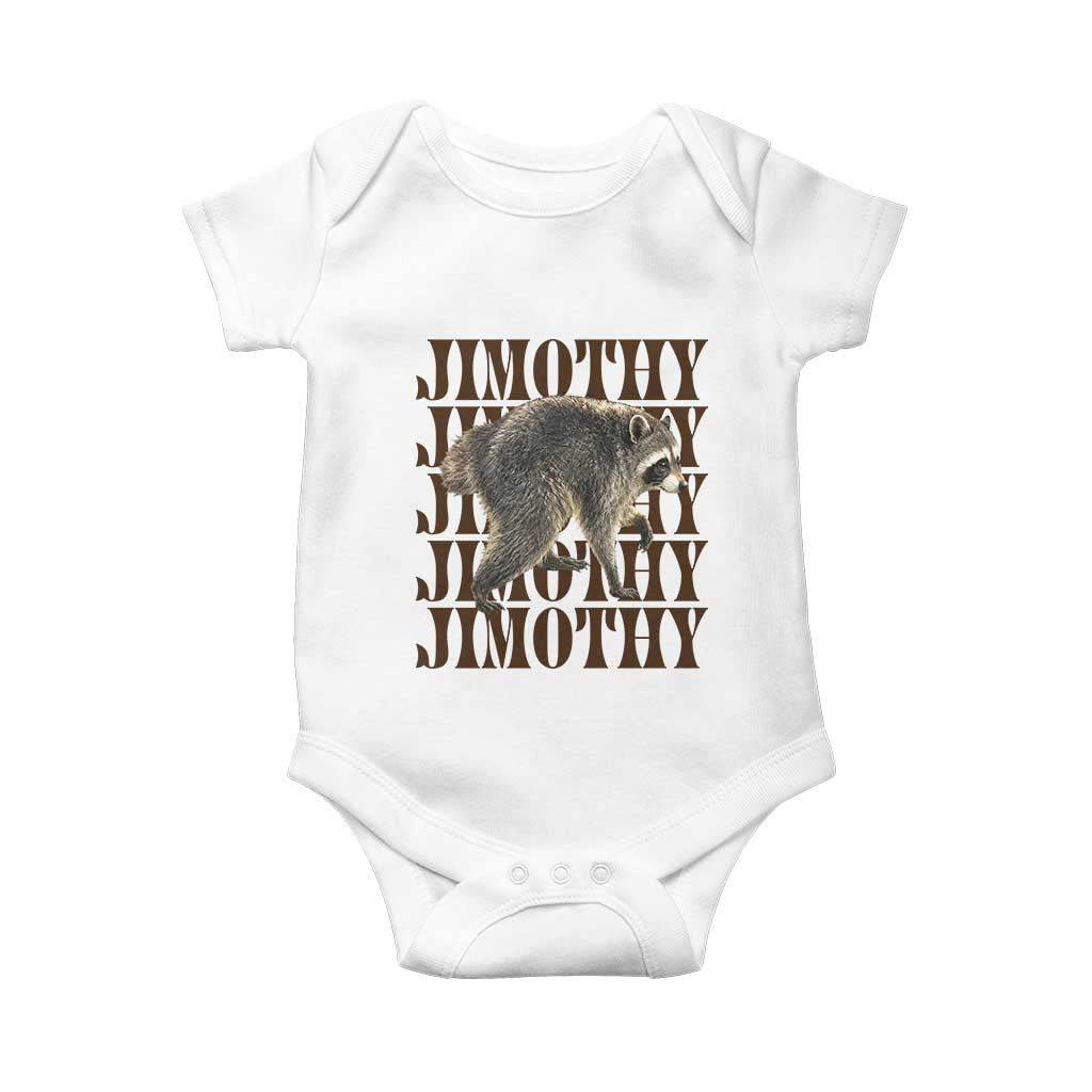 Jimothy The Raccoon Baby Onesie Vintage Trash Panda Animal Lover Gift