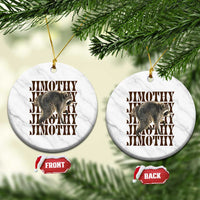 Jimothy The Raccoon Ceramic Ornament Vintage Trash Panda Animal Lover Gift