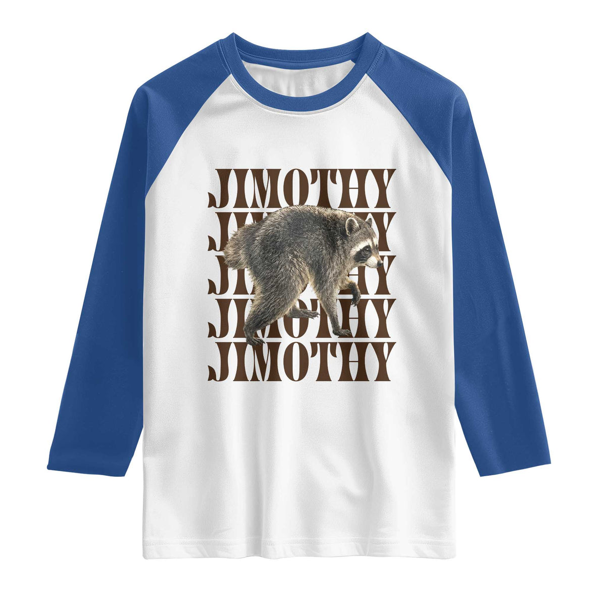 Jimothy The Raccoon Raglan Shirt Vintage Trash Panda Animal Lover Gift