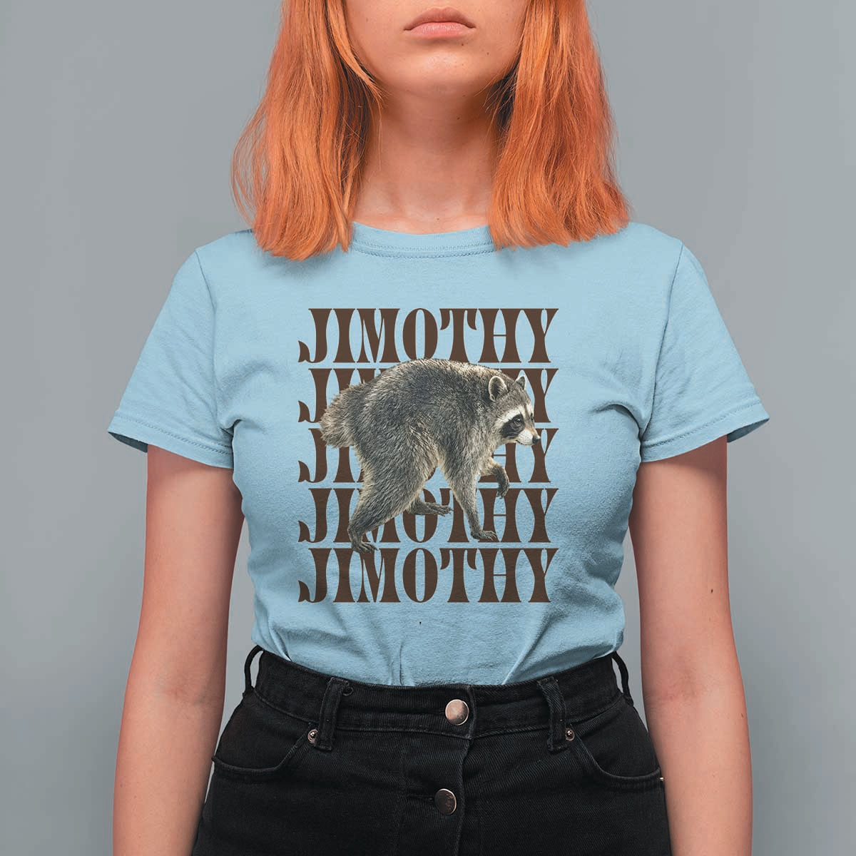 Jimothy The Raccoon T Shirt For Women Vintage Trash Panda Animal Lover Gift