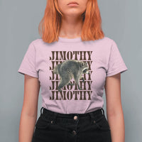 Jimothy The Raccoon T Shirt For Women Vintage Trash Panda Animal Lover Gift