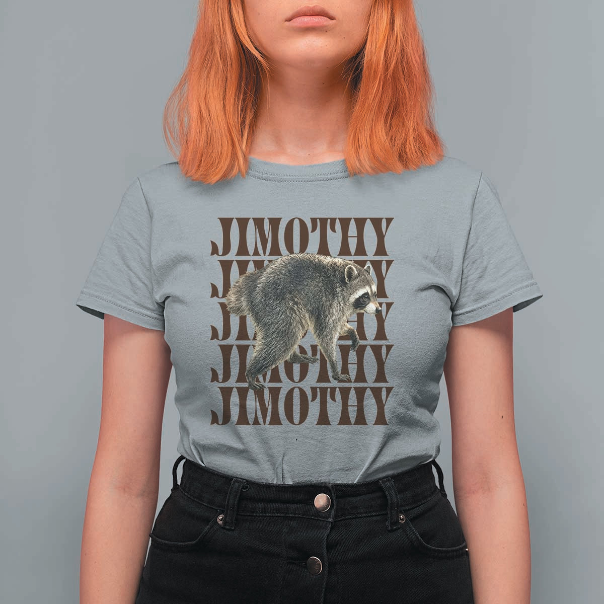 Jimothy The Raccoon T Shirt For Women Vintage Trash Panda Animal Lover Gift