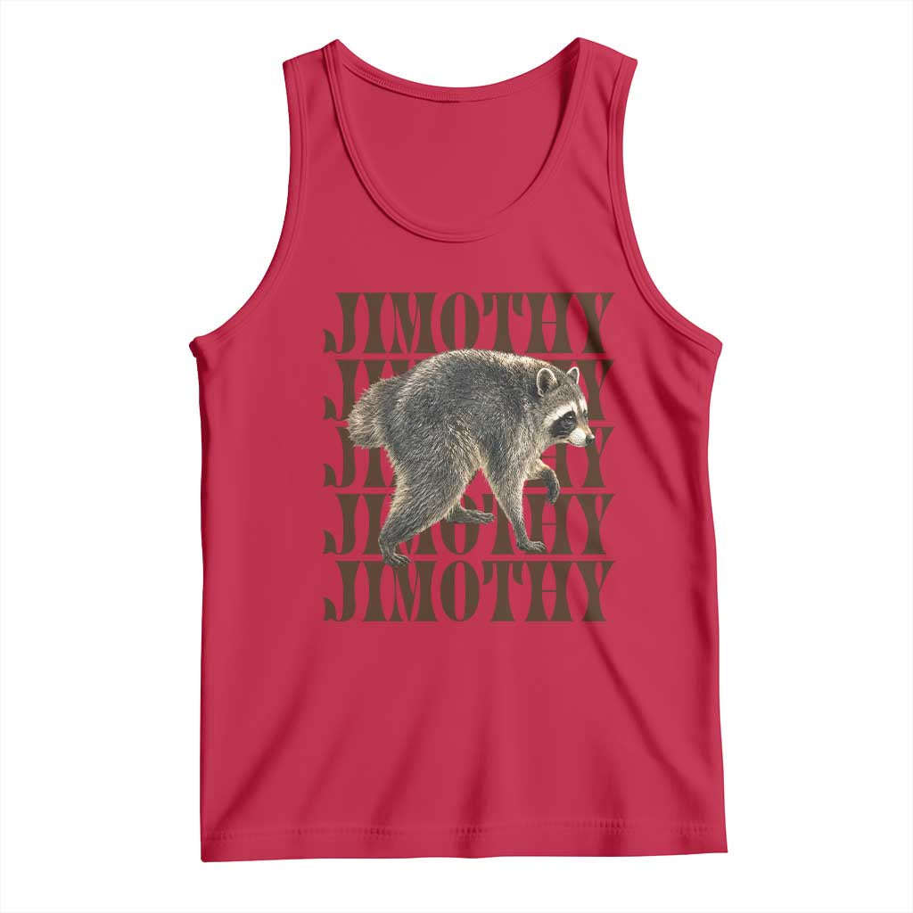 Jimothy The Raccoon Tank Top Vintage Trash Panda Animal Lover Gift