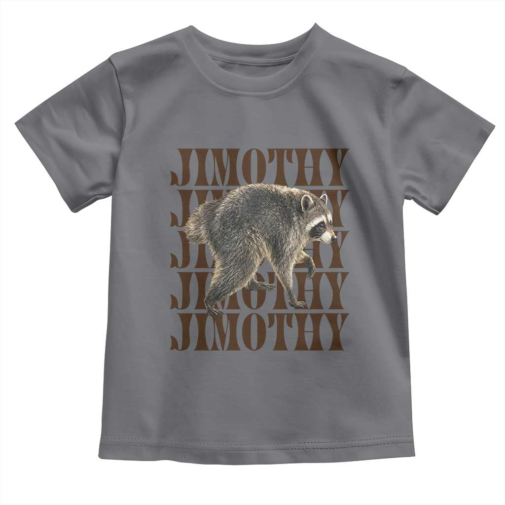 Jimothy The Raccoon Toddler T Shirt Vintage Trash Panda Animal Lover Gift