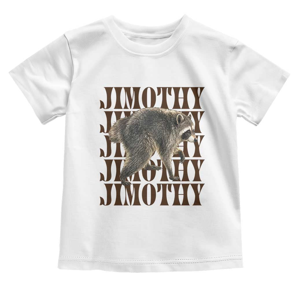 Jimothy The Raccoon Toddler T Shirt Vintage Trash Panda Animal Lover Gift