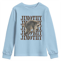 Jimothy The Raccoon Youth Sweatshirt Vintage Trash Panda Animal Lover Gift