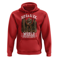 Bigfoot Jimothy The Raccoon Cryptid Animal Friendship Hoodie Hide And Seek World Champions