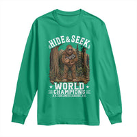 Bigfoot Jimothy The Raccoon Cryptid Animal Friendship Long Sleeve Shirt Hide And Seek World Champions