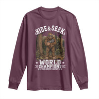 Bigfoot Jimothy The Raccoon Cryptid Animal Friendship Long Sleeve Shirt Hide And Seek World Champions