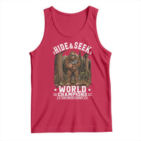 Bigfoot Jimothy The Raccoon Cryptid Animal Friendship Tank Top Hide And Seek World Champions
