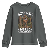 Bigfoot Jimothy The Raccoon Cryptid Animal Friendship Youth Sweatshirt Hide And Seek World Champions