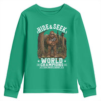 Bigfoot Jimothy The Raccoon Cryptid Animal Friendship Youth Sweatshirt Hide And Seek World Champions
