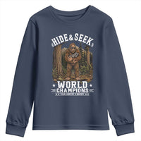 Bigfoot Jimothy The Raccoon Cryptid Animal Friendship Youth Sweatshirt Hide And Seek World Champions