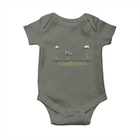 Funny Jimothy The Raccoon Baby Onesie Pixel Art Retro Gaming Trash Panda Meme