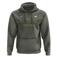 Funny Jimothy The Raccoon Hoodie Pixel Art Retro Gaming Trash Panda Meme