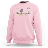 Funny Jimothy The Raccoon Sweatshirt Pixel Art Retro Gaming Trash Panda Meme