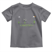 Funny Jimothy The Raccoon Toddler T Shirt Pixel Art Retro Gaming Trash Panda Meme