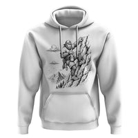 Funny Bigfoot Mountain Climber Hoodie Outdoor Hiking Adventure