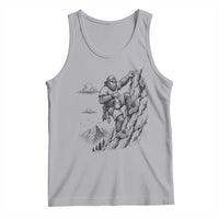 Funny Bigfoot Mountain Climber Tank Top Outdoor Hiking Adventure