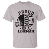 Proud Mom Of A Lineman T Shirt Football Fan Gift For Women - Wonder Print Shop