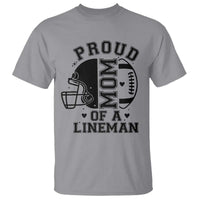 Proud Mom Of A Lineman T Shirt Football Fan Gift For Women - Wonder Print Shop