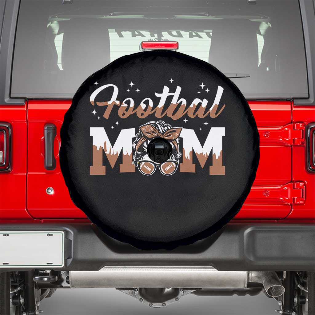 Football Mom Life Spare Tire Cover Sports Fan Gift For Women - Wonder Print Shop