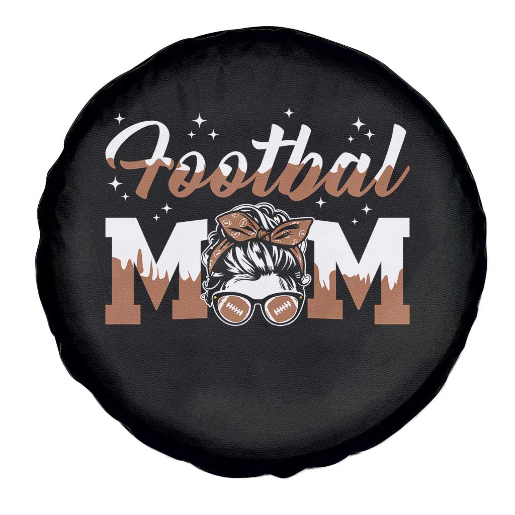Football Mom Life Spare Tire Cover Sports Fan Gift For Women - Wonder Print Shop