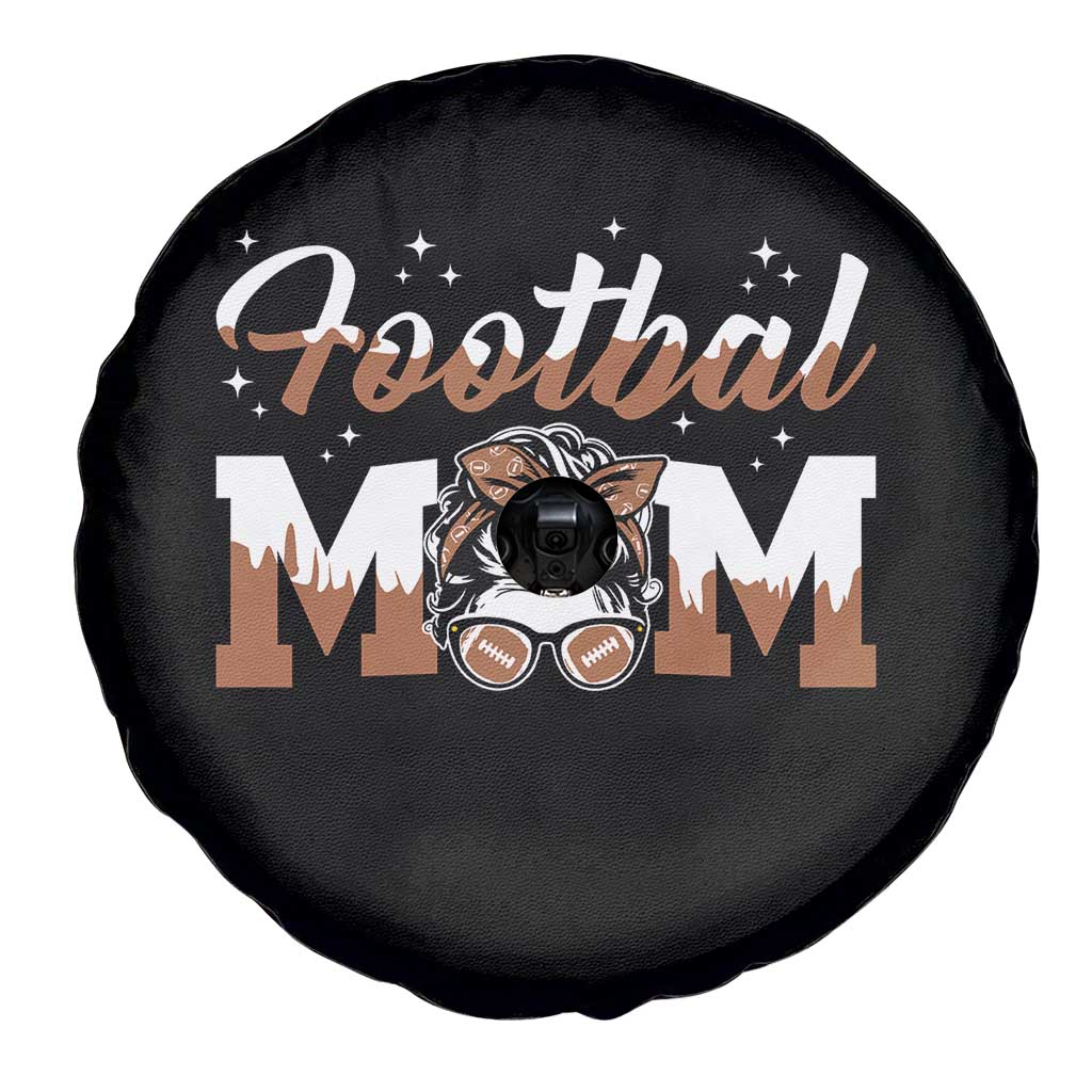 Football Mom Life Spare Tire Cover Sports Fan Gift For Women - Wonder Print Shop